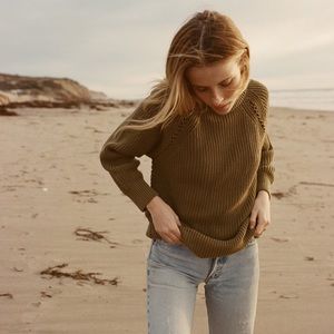 Doén Whipstich Sweater 2016, L. Olive green Good condition